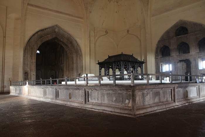 The tomb is a giant cube