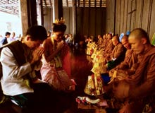 buddhist wedding flowers