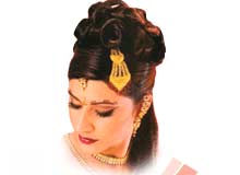 indian bridal hair style