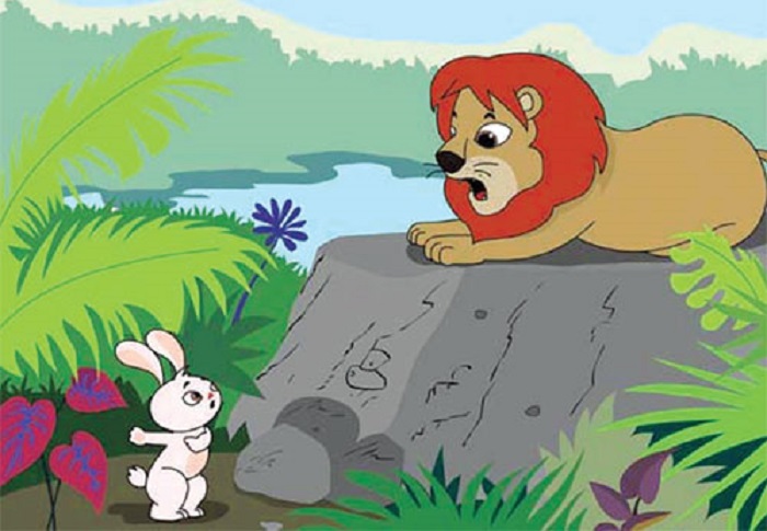 The Foolish Lion and the Clever Rabbit Story The Foolish Lion and the Clever Rabbit Story
