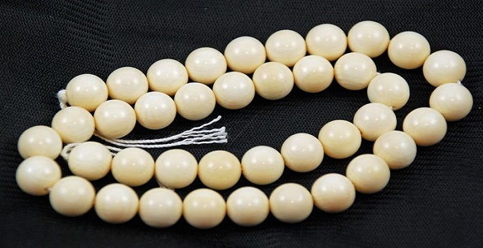 Antique Hand Carved Ivory Scenes  Silver Linked Bracelet