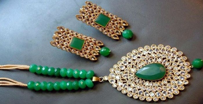 homemade kundan jewellery